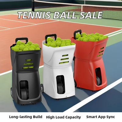 2025 Yeni Profesyonel Tenis ve Padel Top Makinesi Dışarıda APP Kontrol Padel Tenis Topu Başlatma Eğitim Atış Makinesi