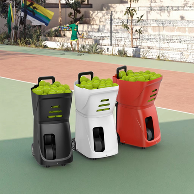 Çok fonksiyonel Profesyonel Tenis ve Padel Top Makinesi Dışarıda APP Kontrolü Padel Tenis Topu Başlatma Eğitim Atış Makinesi