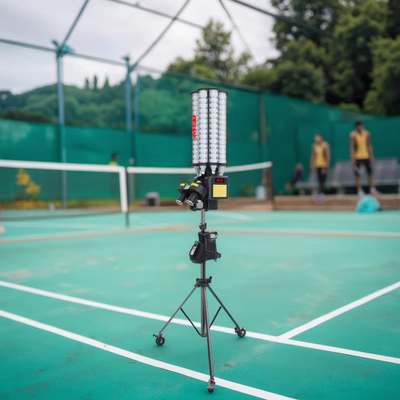 Çok fonksiyonlu SIBOASI B5 Badminton Shuttlecock Besleyici Makinesi Eğitim için Akıllı Badminton Atış Makinesi