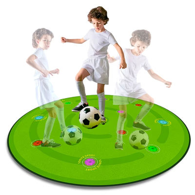 Çocuklar için Futbol Tepki Antrenman Paspası Çoklu Tetik Lambalı Antrenman Paspası Futbol Antrenmanı ve Evde Antrenman için