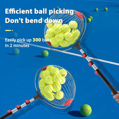 Taşınabilir Rulo Tenis Topu Toplayıcı, Kancalı Top Düzenleyici Aleti ile Saha için