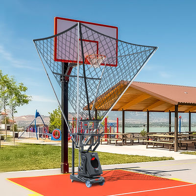 SIBOASI K3 Çoklu Açı Eğitmeni Akıllı APP ve Uzaktan Kumanda Otomatik Basketbol Atış Atış Makinesi Profesyonel Eğitim