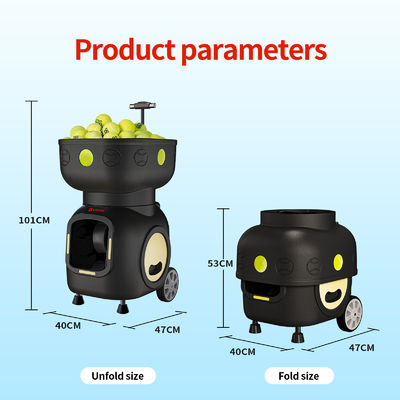 SIBOASI T5 APP Kontrolü Mini Atış Tenis Makine Topu Eğitim için