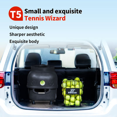 SIBOASI T5 APP Kontrolü Mini Atış Tenis Makine Topu Eğitim için