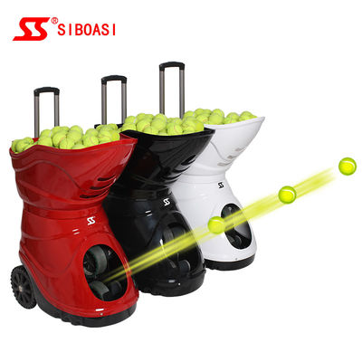 Atış İçin Büyük Kapasiteli Pil ile Otomatik Tenis Topu Eğitim Ekipmanları