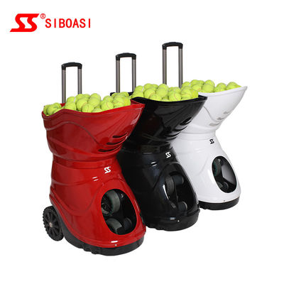 Taşınabilir Tenis Topu Tosser Makinesi Üstü ve Geri Döndürme Ayarı
