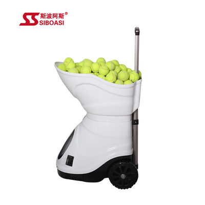 Taşınabilir Tenis Topu Tosser Makinesi Üstü ve Geri Döndürme Ayarı