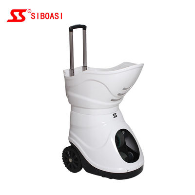 Taşınabilir Tenis Topu Tosser Makinesi Üstü ve Geri Döndürme Ayarı