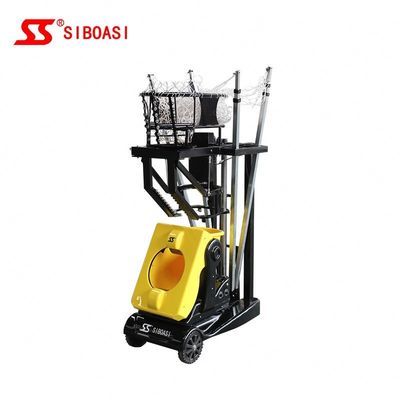 Kişisel Eğitim İçin Uzaktan Kumandalı Sarı Renkli Otomatik Basketbol Çekim Makinesi