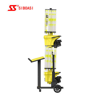 140W Otomatik Badminton Makinesi Mekik Besleyici Akıllı bilgisayar kontrolü