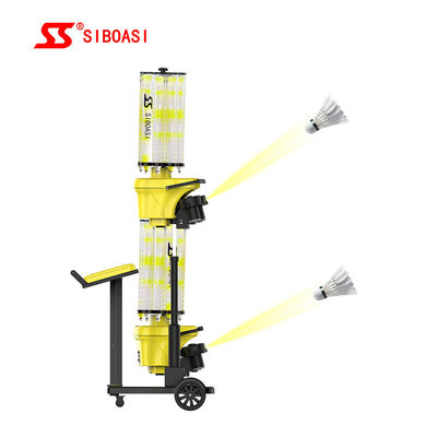140W Otomatik Badminton Makinesi Mekik Besleyici Akıllı bilgisayar kontrolü