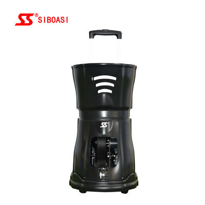 Taşınabilir Tenis Topu Eğitim Makinesi Top Frekansı 1.8-8 saniye LCD Ekran