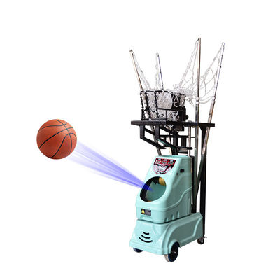 180W Otomatik Basketbol Çekim Makinesi LED Ekran Açık Yeşil S6839