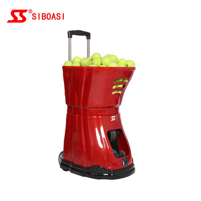 AC Güç Taşınabilir Tenis Topu Atma Makinesi Yatay Açı