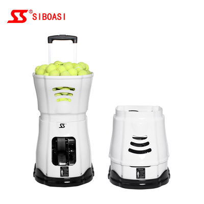 AC Güç Taşınabilir Tenis Topu Atma Makinesi Yatay Açı