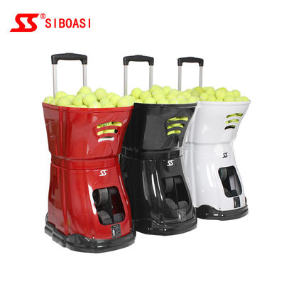 AC Güç Taşınabilir Tenis Topu Atma Makinesi Yatay Açı