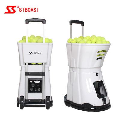 AC Güç Taşınabilir Tenis Topu Atma Makinesi Yatay Açı