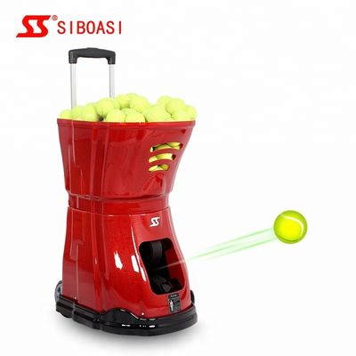 S2015 Tenis Topu Makinası Sunucusu 150 Top Kapasiteli Topspin ayarı