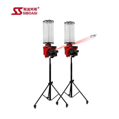 Kırmızı Badminton Raketle Besleme Makinesi Eğitim Kaldırma Sistemi 0-70CM