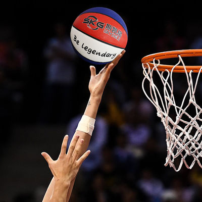 OEM Holografik Yansıtıcı PU Deri Boyut 7 Basketbol Topu