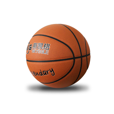 Eğitim için Özel Logo Higroskopik PU Deri Basketbol Boyutu 6 7