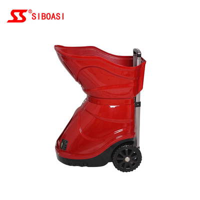 Yükseltilmiş Kararlı Hareketli Tekerlekli Katlanır Tasarım Tenis Servis Makinesi